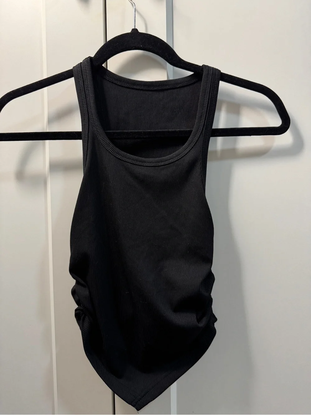 Source Unknown Black Ribbed Racerback Tank - Picture 2 of 3